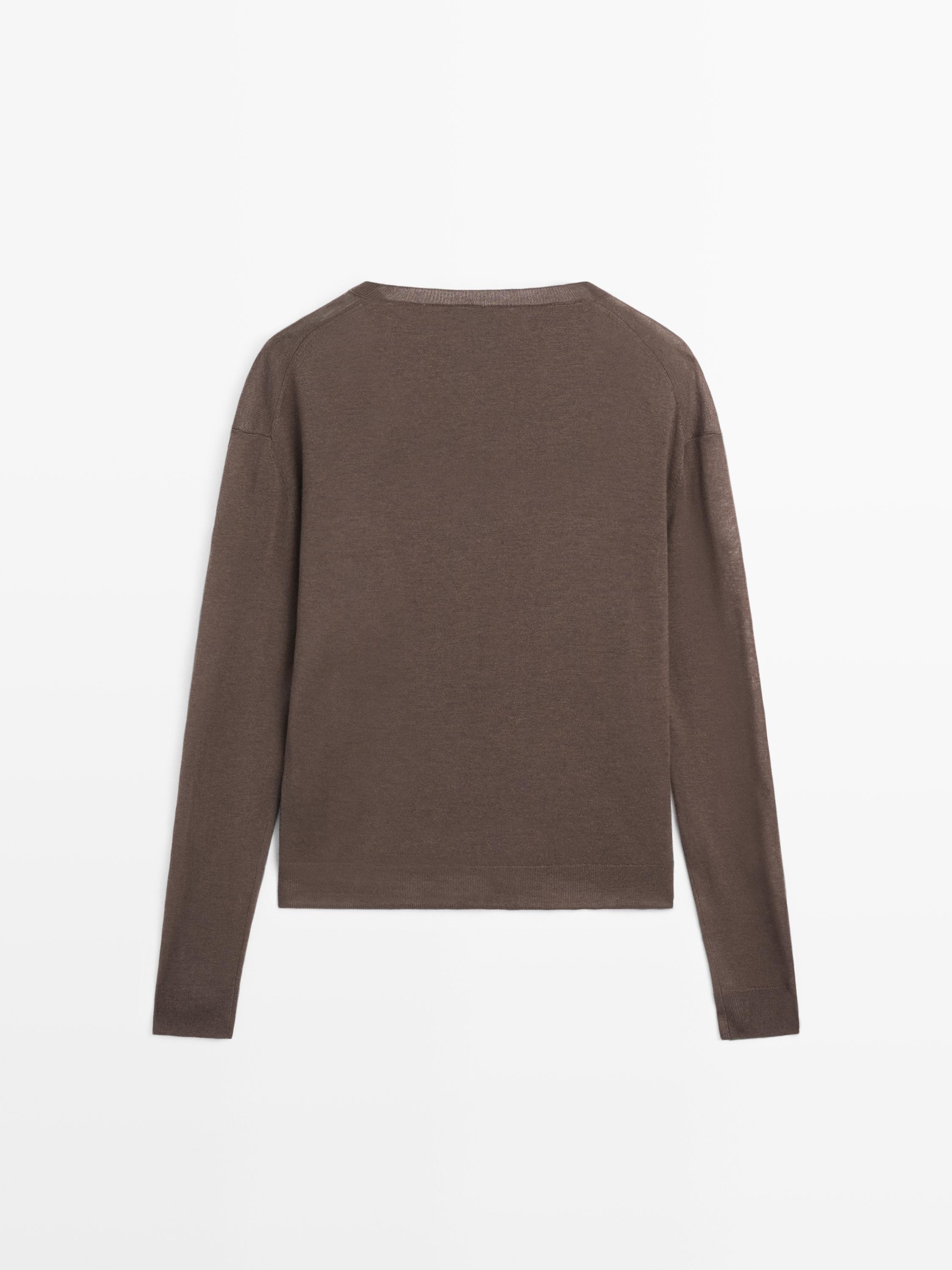 Pull en laine et soie